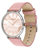 Buy Shop Coach Perry Mother of Pearl Pink Dial Pink Leather Strap Watch for Women - 14503244 USA Online