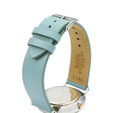 Buy Shop Coach Perry Mother of Pearl White Dial Blue Leather Strap Watch for Women - 14503271 USA Online