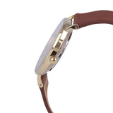 Buy Shop Coach Perry Analog Gold Dial Brown Leather Strap Watch for Women - 14503331-C USA Online