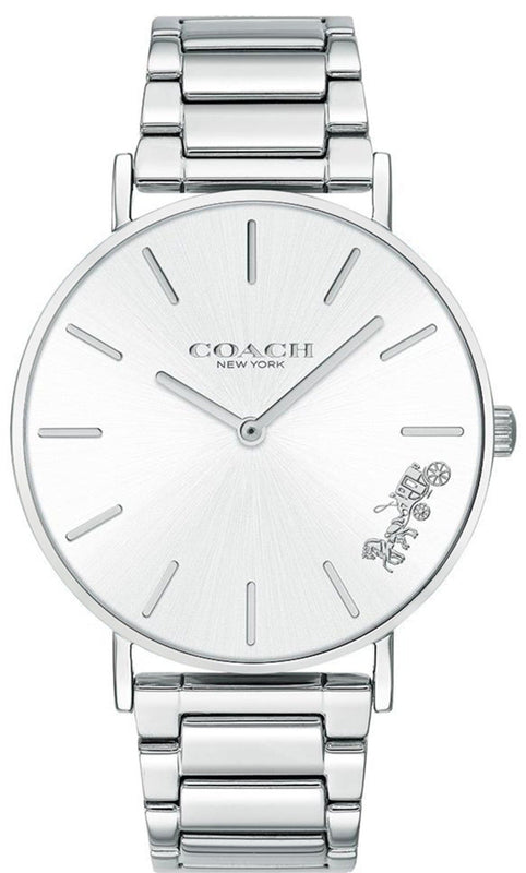 Buy Shop Coach Perry Silver Dial Silver Steel Strap Watch for Women - 14503344 USA Online