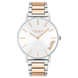 Buy Shop Coach Perry Silver Dial Two Tone Steel Strap Watch for Women - 14503346 USA Online
