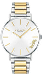 Buy Shop Coach Perry Silver Dial Two Tone Steel Strap Watch for Women - 14503347 USA Online