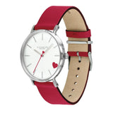 Buy Shop Coach Perry Silver Dial Red Leather Strap Watch for Women - 14503515 USA Online