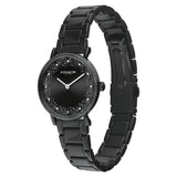 Buy Shop Coach Perry Black Ion Plated Dial Black Steel Strap Watch for Women - 14503641 USA Online