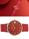 Buy Shop Coach Perry Red Dial Red Leather Strap Watch for Women - 14503867 USA Online