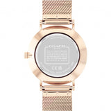 Buy Shop Coach Perry White Rose Gold Mesh Bracelet Watch for Women - 14503126 USA Online