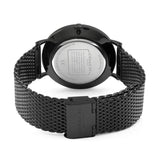 Coach Charles Black Dial Black Mesh Bracelet Watch for Men - 14602148