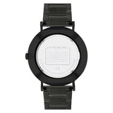 Coach Charles Black Dial Black Steel Strap Watch for Men - 14602431