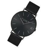 Coach Charles Black Dial Black Leather Strap Watch for Men - 14602434