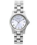 Buy Shop Marc Jacobs Henry Dinky Silver Dial Silver Steel Strap Watch for Women - MBM3198 USA Online