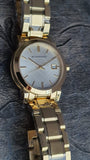 Buy Shop Burberry The City White Dial Gold Steel Strap Watch for Women - BU9103 USA Online