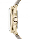 Buy Shop Fossil Cecile Champagne Dial Grey Leather Strap Watch for Women - AM4529 USA Online