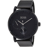 Buy Shop Hugo Boss Oxygen Black Dial Black Mesh Bracelet Watch for Men - 1513636 USA Online