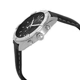 Buy Shop Tissot PR 100 Sport Quartz Chronograph Black Dial Black Leather Strap Watch For Men - T101.617.16.051.00 USA Online