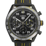 Buy Shop Tag Heuer Carrera x Porsche Automatic Chronograph Black Dial Black Nylon Strap Watch for Men - CBN2A1H.FC6512 USA Online