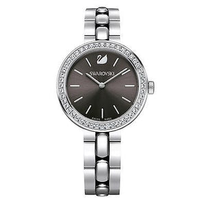 Buy Shop Swarovski Daytime Rhinestone Grey Dial Silver Steel Strap Watch for Women - 5213681 USA Online