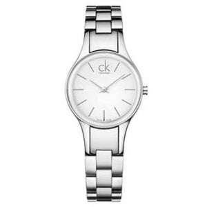 Buy Shop Calvin Klein Simplicity White Dial Silver Steel Strap Watch for Women - K4323185 USA Online