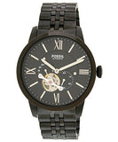 Fossil Townsman Multi Function Mechanical Black Dial Black Steel Strap Watch for Men - ME3062