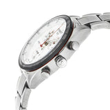 Tissot T Sport PRS 516 Chronograph White Dial Silver Steel Strap Watch For Men - T100.417.11.031.00