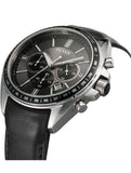 Buy Shop Hugo Boss Contemporary Sport Driver Black Dial Black Leather Strap Watch for Men - 1513085 USA Online