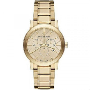 Buy Shop Burberry The City Gold Dial Gold Steel Strap Watch for Women - BU9753 USA Online