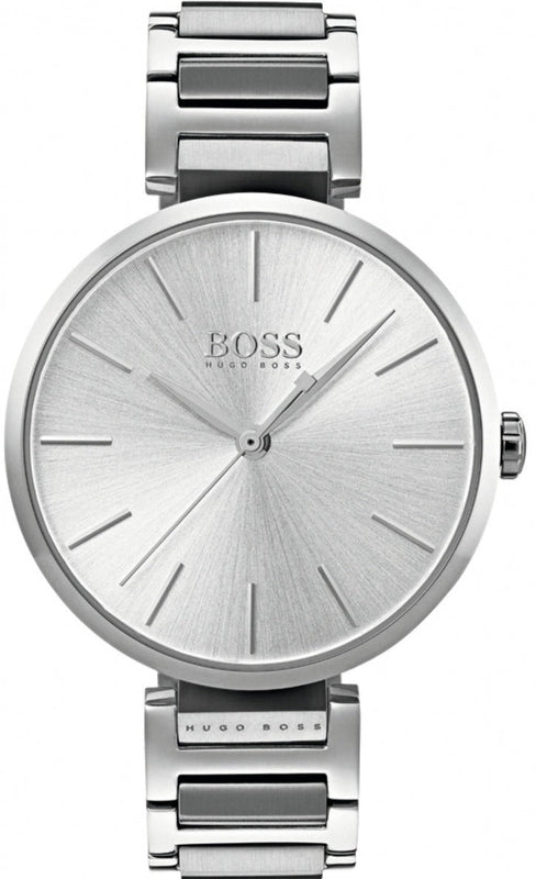 Buy Shop Hugo Boss Allusion Quartz Silver Dial Silver Steel Strap Watch For Women - 1502414 USA Online