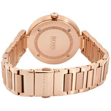 Hugo Boss Allusion Rose Gold Dial Rose Gold Steel Strap Watch For Women - 1502418