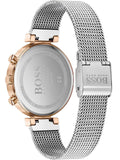 Hugo Boss Flawless Silver Dial Silver Mesh Bracelet Watch for Women -1502551