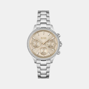 Buy Shop Hugo Boss Hera Rose Pink Dial Silver Steel Strap Watch for Women - 1502565 USA Online
