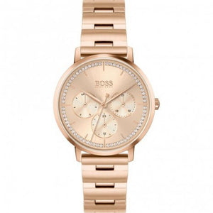 Buy Shop Hugo Boss Prima Gold Dial Gold Steel Strap Watch for Women - 1502571 USA Online