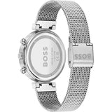 Hugo Boss Flawless Pink Dial Silver Mesh Bracelet Watch for Women - 1502625