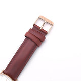 Buy Shop Daniel Wellington Classic Suffolk White Dial Brown Leather Strap Watch For Men - DW00100122 USA Online