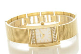Buy Shop Guess Nouveau Diamonds Gold Dial Gold Mesh Bracelet Watch for Women - W0127L2 USA Online