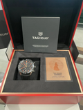 Buy Shop Tag Heuer Carrera Year of The Rabbit Automatic Chronograph Black Dial Black Leather Strap Watch for Men - CBN2A1L.FC6521 USA Online