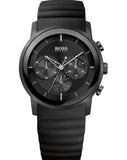 Buy Shop Hugo Boss Modern Black Dial Black Rubber Strap Watch for Men - 1512639 USA Online