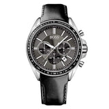 Buy Shop Hugo Boss Contemporary Sport Driver Black Dial Black Leather Strap Watch for Men - 1513085 USA Online