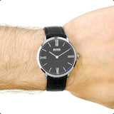 Buy Shop Hugo Boss Jackson Black Dial Black Leather Strap Watch for Men - 1513369 USA Online