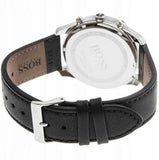 Buy Shop Hugo Boss Time One Chronograph Black Dial Black Leather Strap Watch for Men - 1513430 USA Online