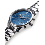 Buy Shop Hugo Boss Commander Blue Dial Silver Steel Strap Watch for Men - 1513434 USA Online