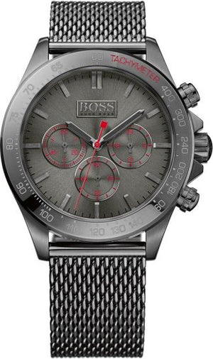 Buy Shop Hugo Boss Ikon Grey Dial Grey Mesh Bracelet Watch for Men - 1513443 USA Online