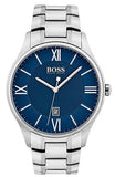 Buy Shop Hugo Boss Governer Blue Dial Silver Steel Strap Watch for Men - 1513487 USA Online