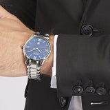 Buy Shop Hugo Boss Governer Blue Dial Silver Steel Strap Watch for Men - 1513487 USA Online