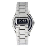 Buy Shop Hugo Boss Governer Black Dial Silver Steel Strap Watch for Men - 1513488 USA Online