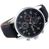 Buy Shop Hugo Boss Navigator Black Dial Black Leather Strap Watch for Men - 1513535 USA Online