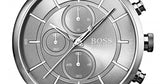 Buy Shop Hugo Boss Architectural Grey Dial Grey Leather Strap Watch for Men - 1513570 USA Online
