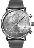 Buy Shop Hugo Boss Architectural Grey Dial Grey Leather Strap Watch for Men - 1513570 USA Online