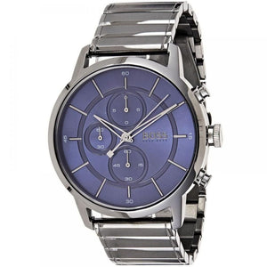 Buy Shop Hugo Boss Architectural Blue Dial Grey Steel Strap Watch for Men - 1513574 USA Online