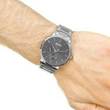 Buy Shop Hugo Boss Oxygen Grey Dial Silver Steel Strap Watch for Men - 1513596 USA Online