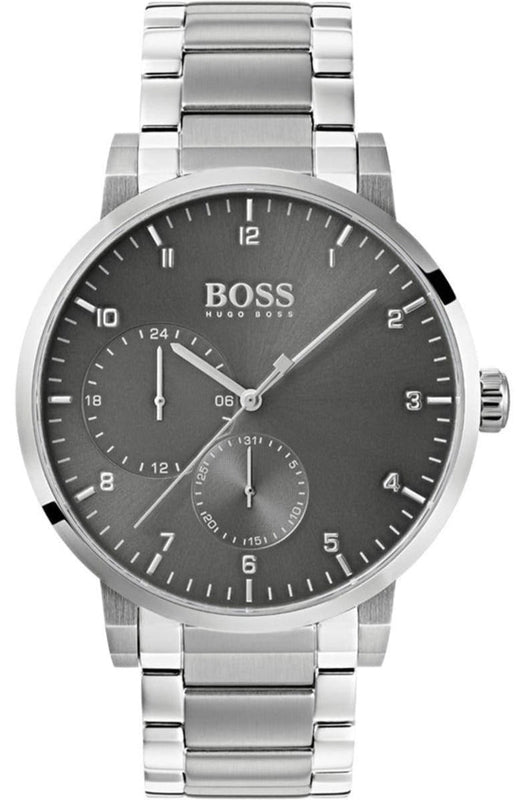 Buy Shop Hugo Boss Oxygen Grey Dial Silver Steel Strap Watch for Men - 1513596 USA Online