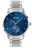 Buy Shop Hugo Boss Oxygen Chronograph Blue Dial Silver Steel Strap Watch for Men - 1513597 USA Online